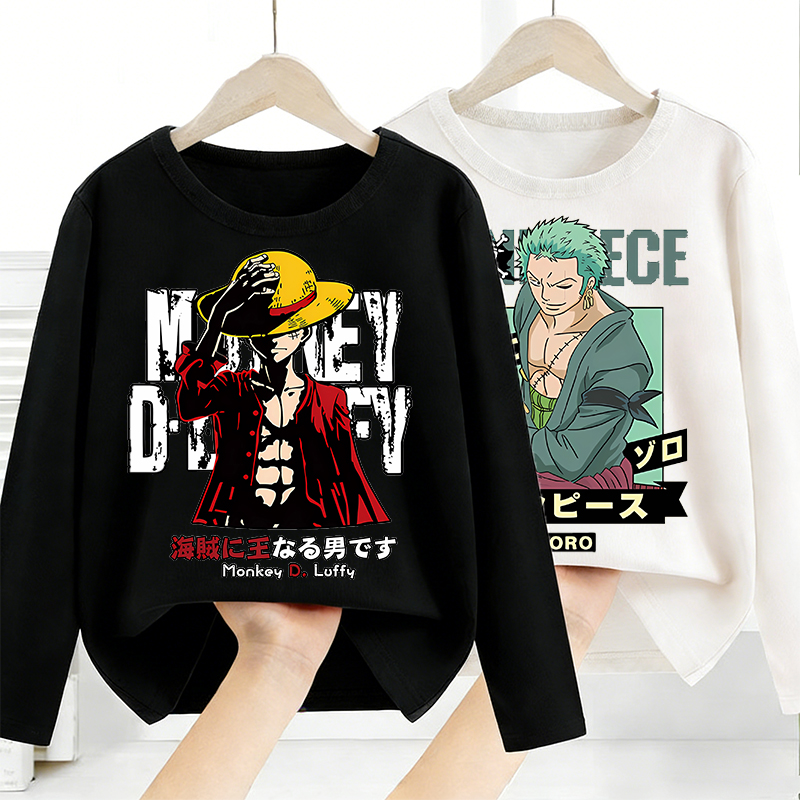 Anime Themed Merchandise - Camiseta de Manga Longa com Estampa