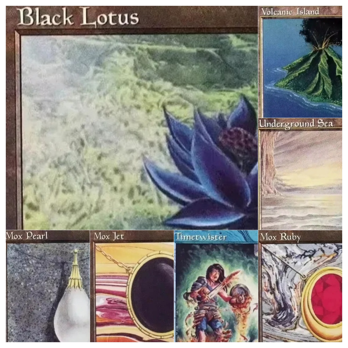Themed Playing Card - 30th [blacklotus Scrubland] Cartas de Jogo