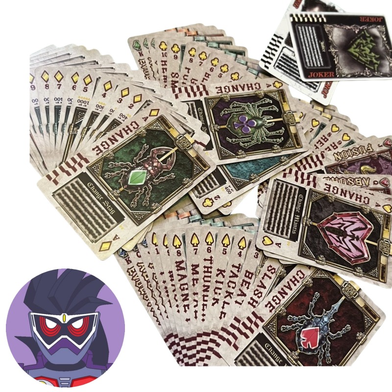 Bandai Kamen Rider personagens - Themed Playing Card avaliação e preço