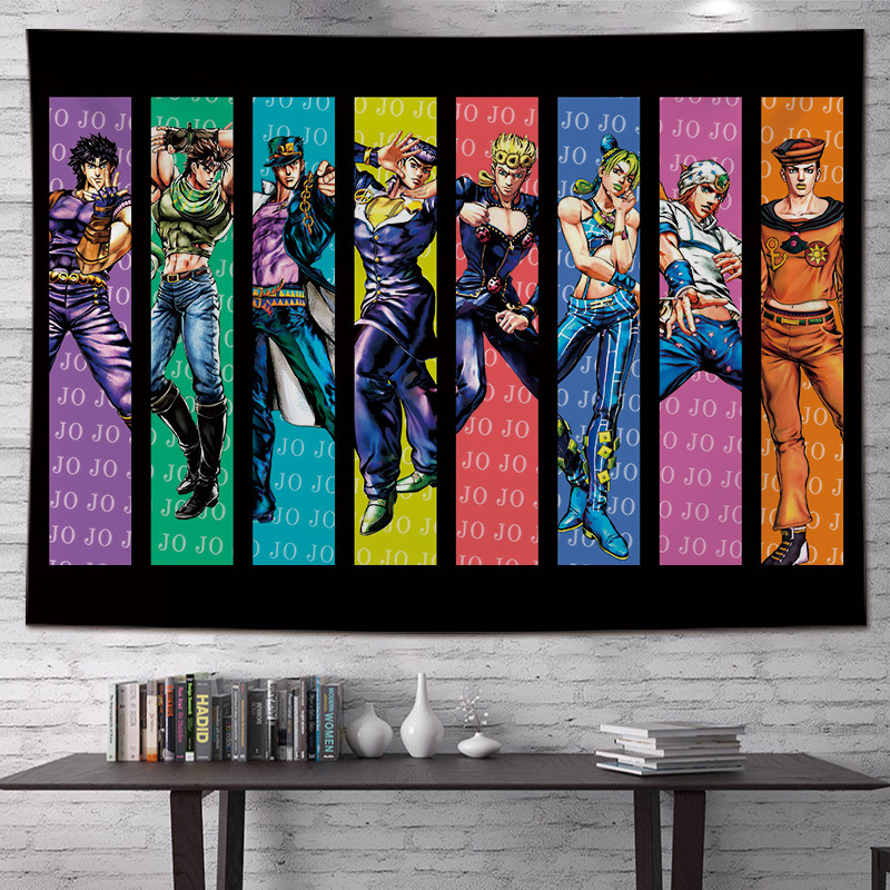 Nova tapeçaria de anime Jotaro - Wall Scroll Tapestry avaliação e preço