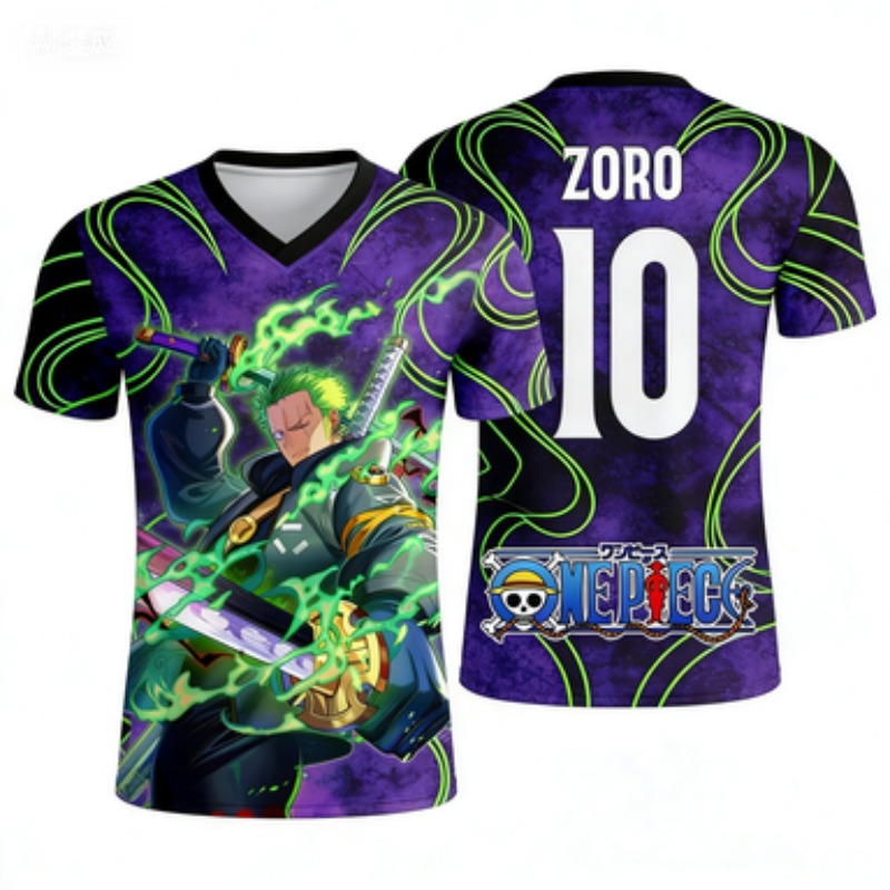 Camiseta de Futebol Anime de V - Anime Themed Merchandise avaliação e preço