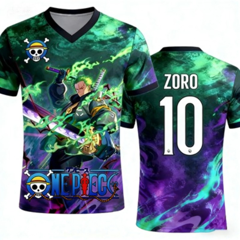 Camiseta de Futebol Anime de V - Anime Themed Merchandise avaliação e preço