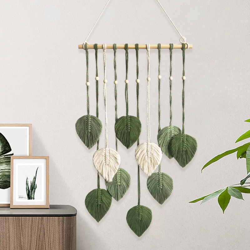 Tapeçaria Artesanal de Folhas  - Wall Scroll Tapestry avaliação e preço